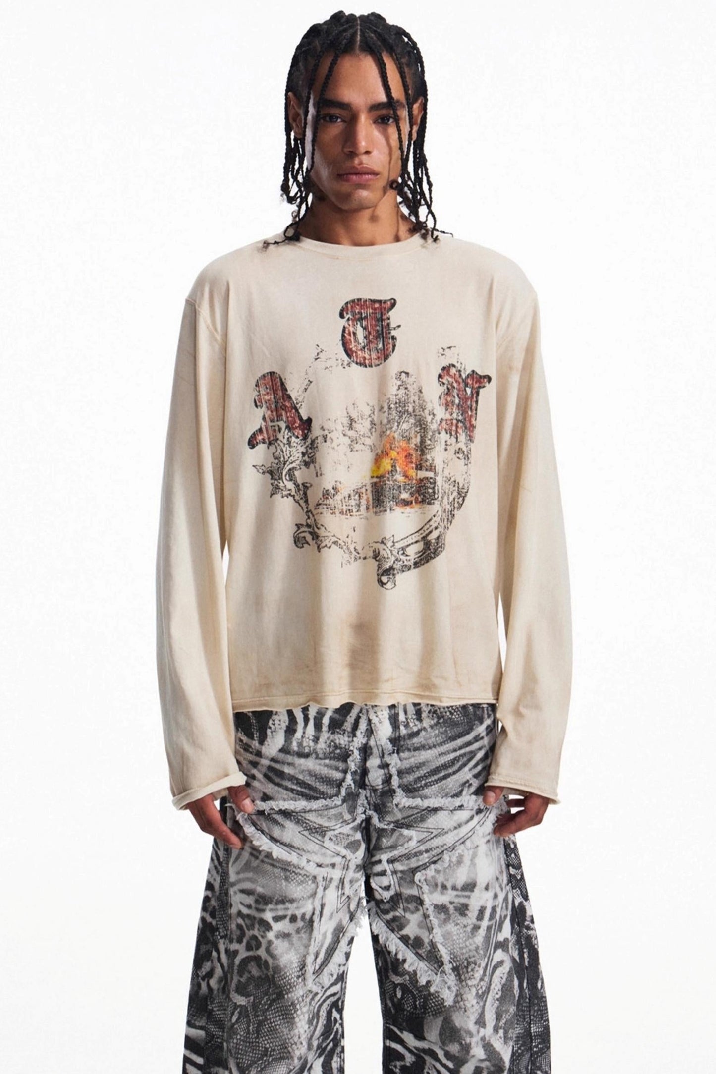 Men's Vintage Crew Neck T-Shirt