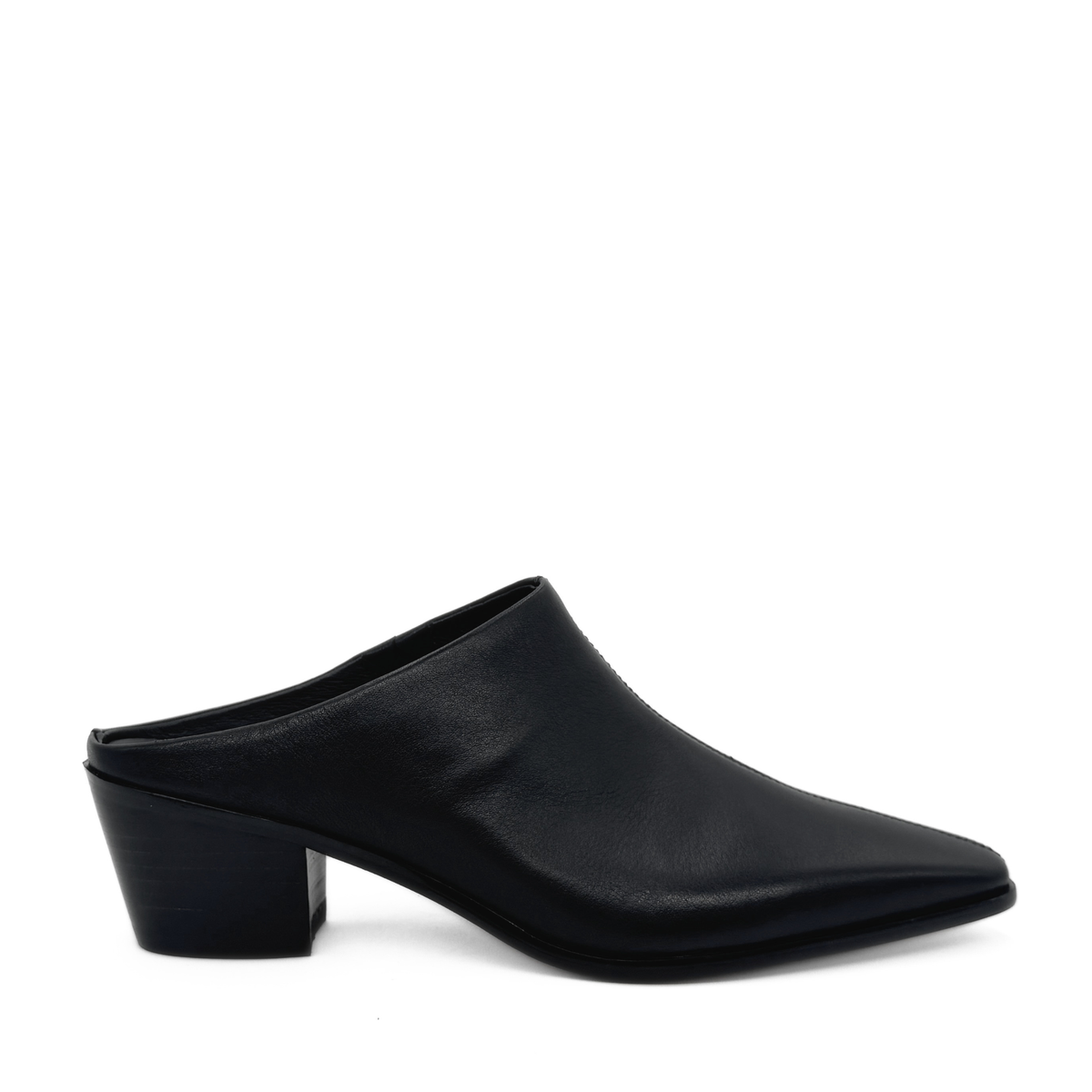 Carla Leather Western Mules