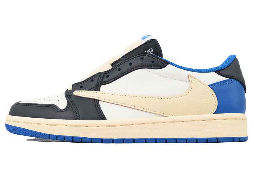 Custom Air Jordan 1 Low Fragment x T-Scott - DM7866-140