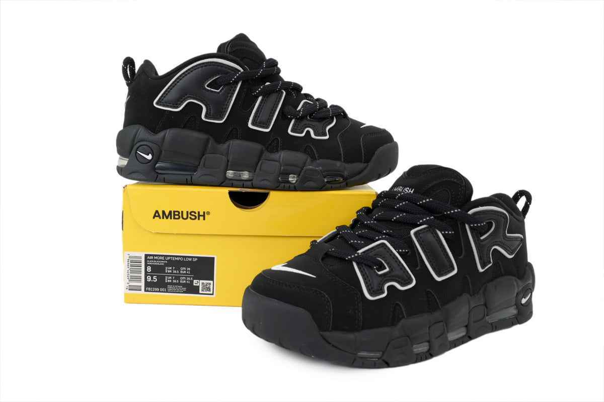 AMBUSH x Nike Air More Uptempo Low 'Black'