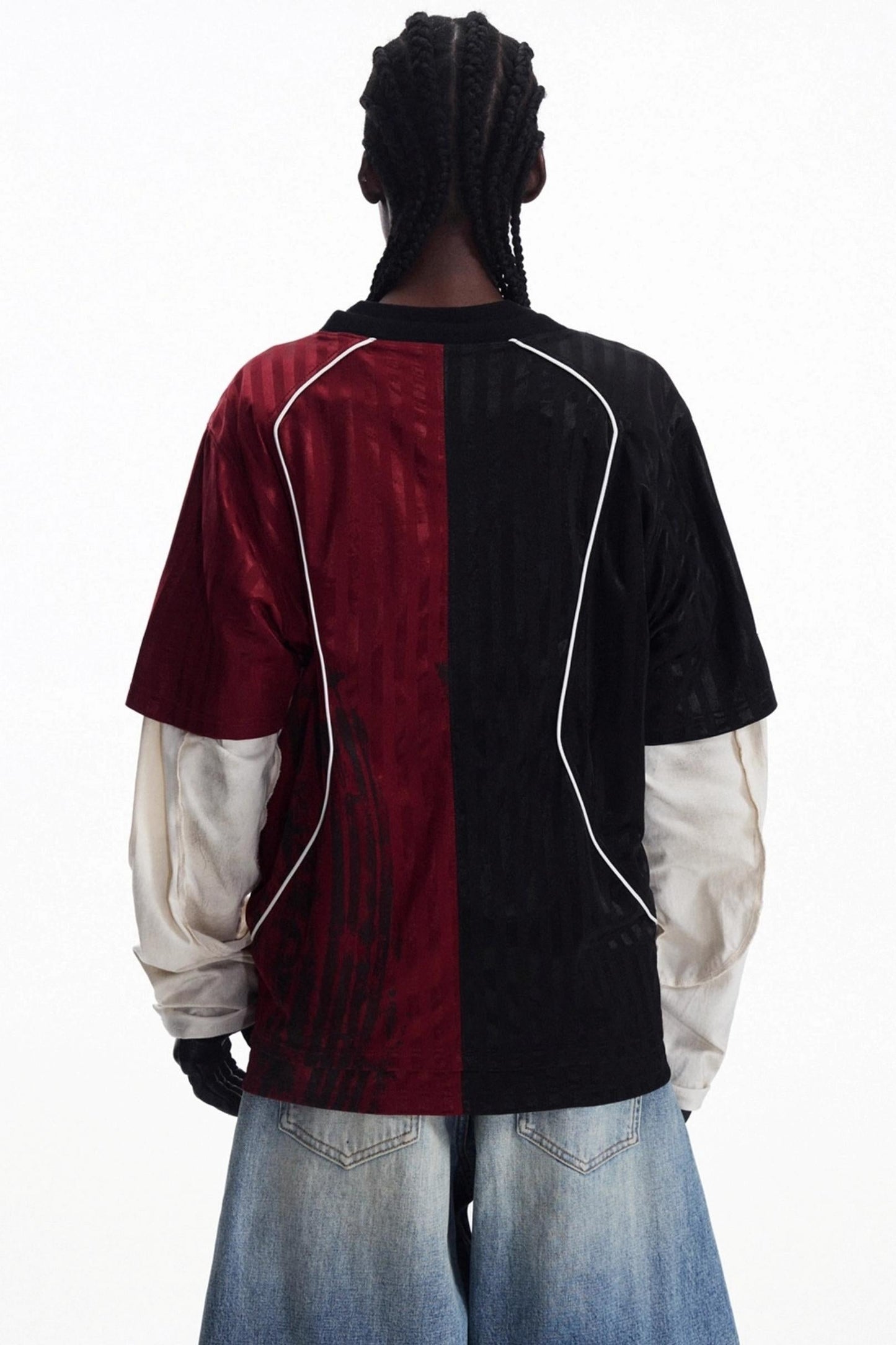 Men's Vintage Crew Neck Jersey Top