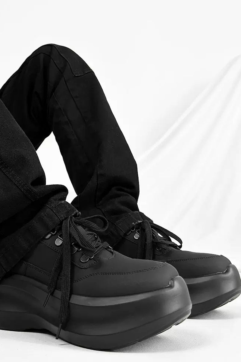 Platform Lace-Up Sneakers - Skipkicks