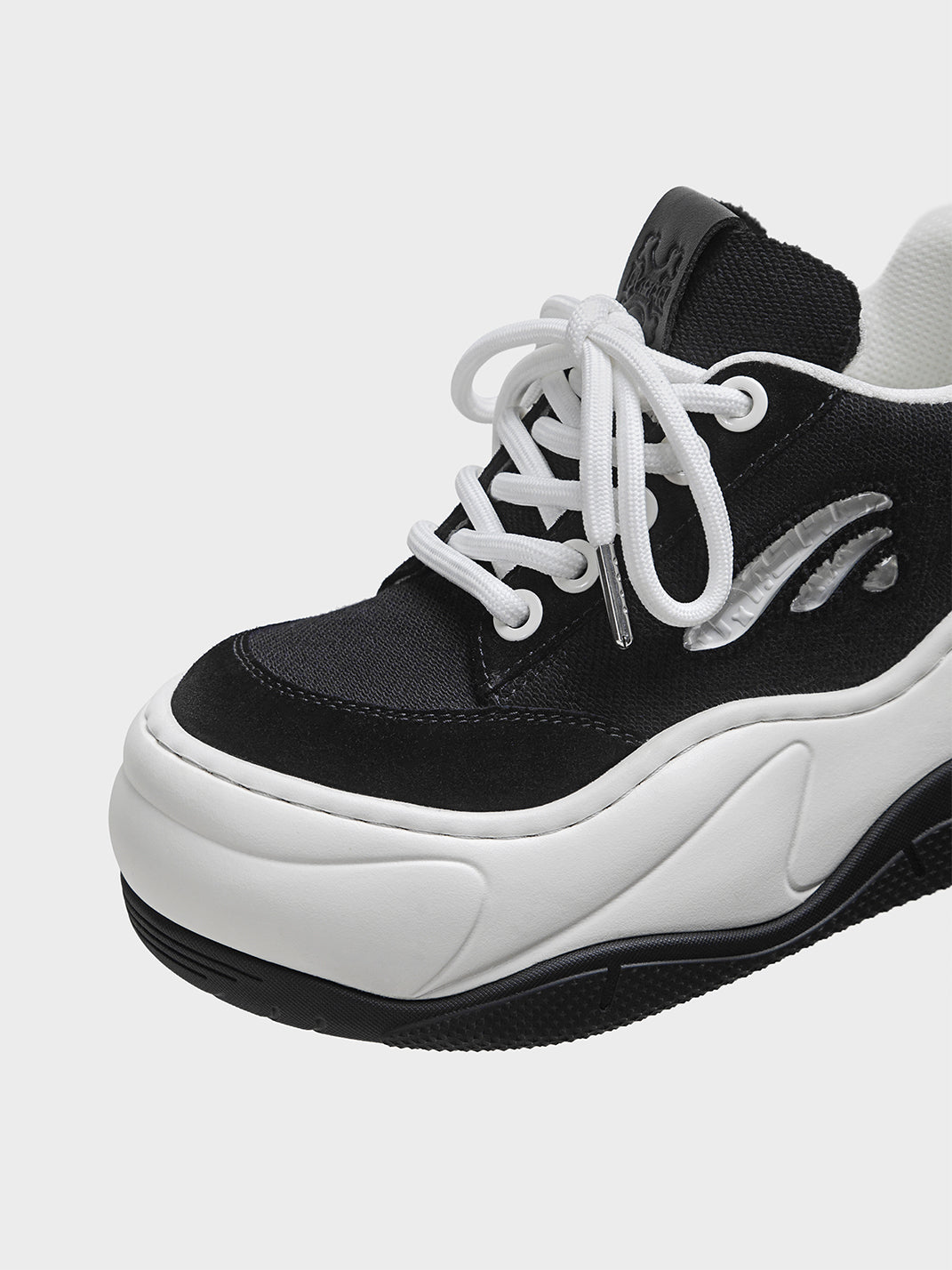 Black WiFi 2.0 Wave Canvas Platform Sneakers - Skipkicks