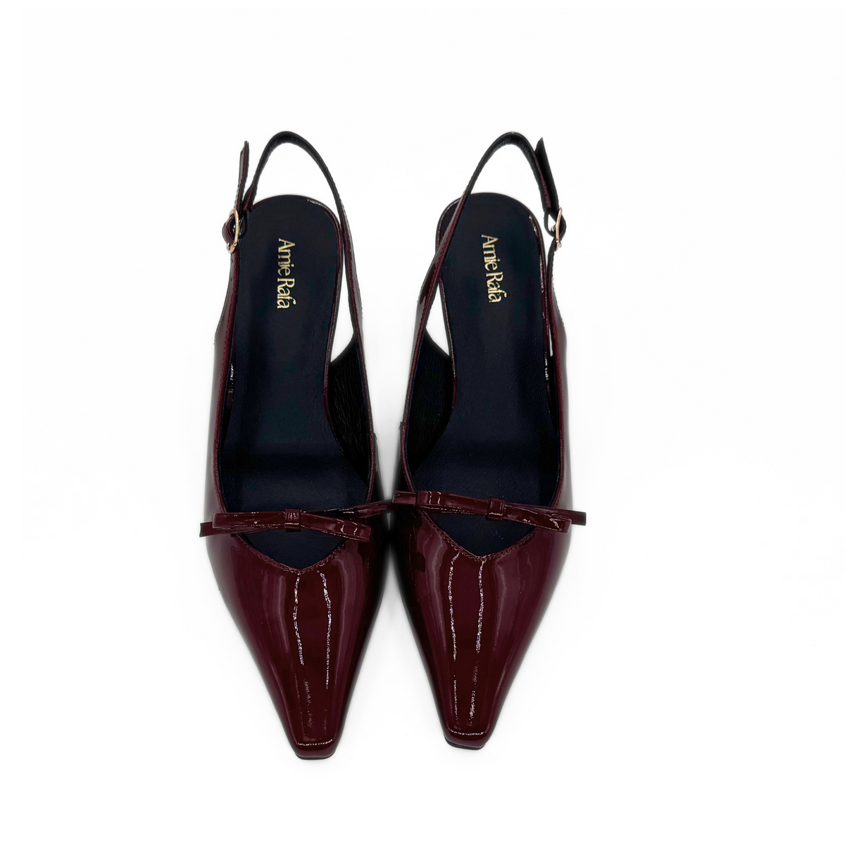 Georgia Pointy Toe Bow Heels