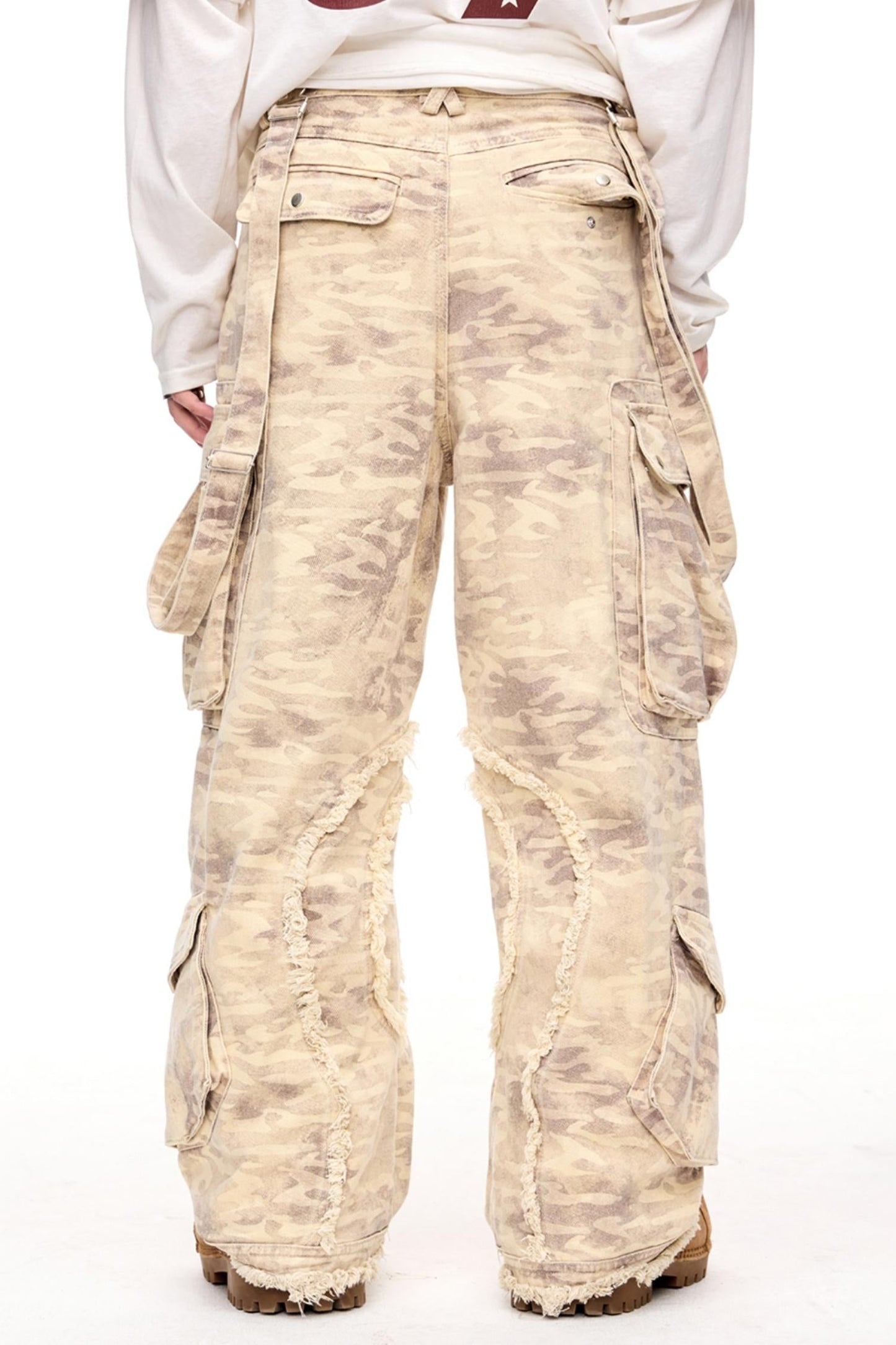 Men's Retro Straight-Leg Cargo Pants for Effortless Style
