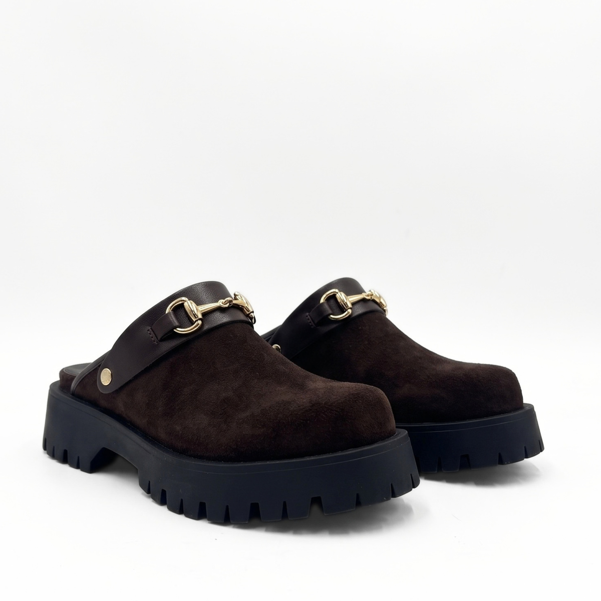 Davos Horsebit Platform Clogs