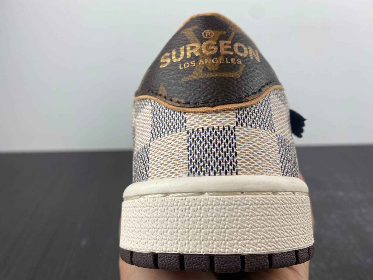 Custom Air Force 1 Monogram Low Surgeon Los Angeles Wolvess