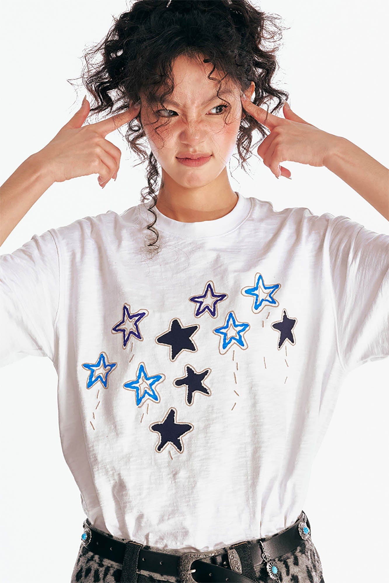 Star Parade Graphic Cotton Tee