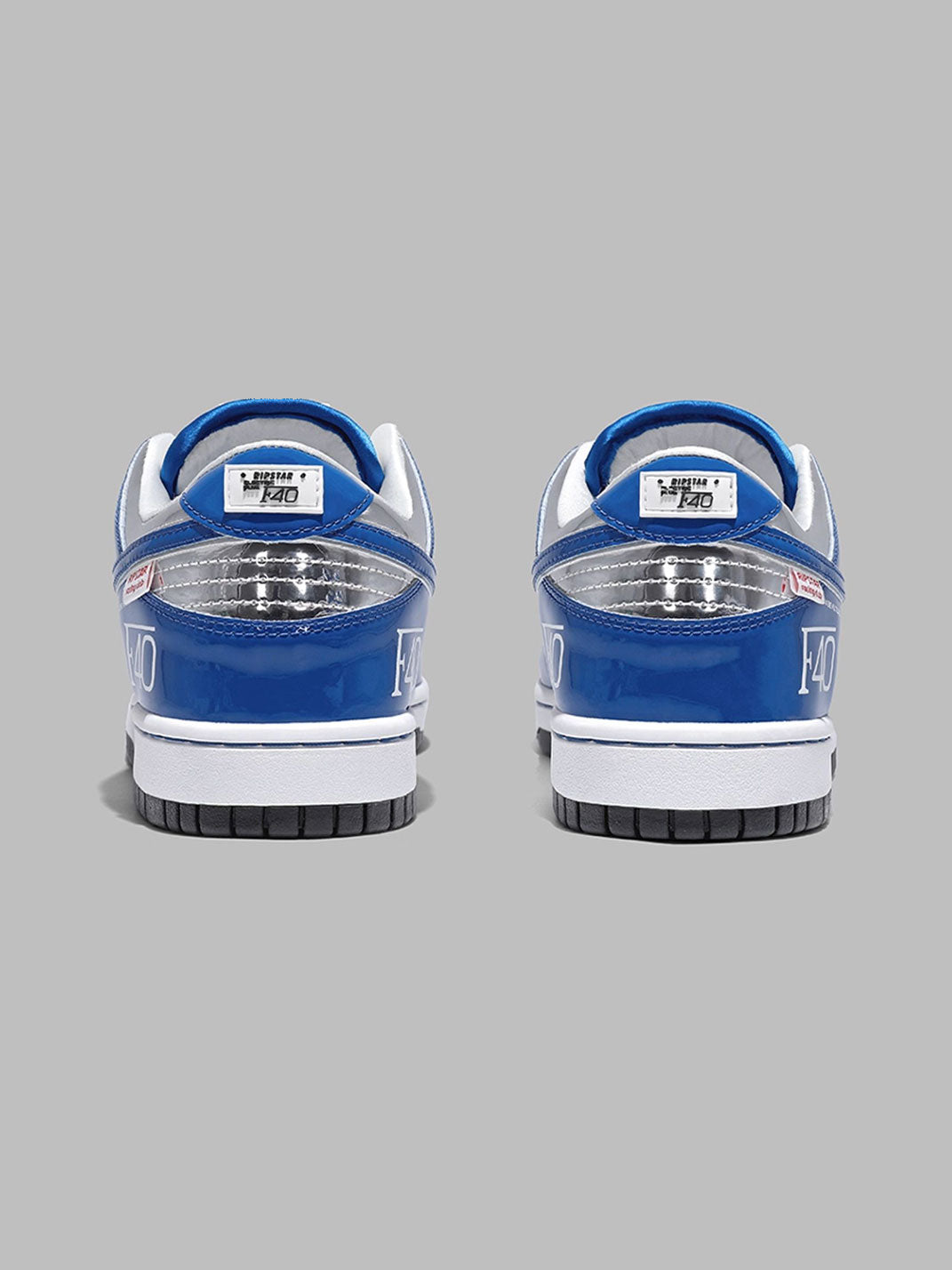 Electric Blue Retro Platform Sneakers - Skipkicks
