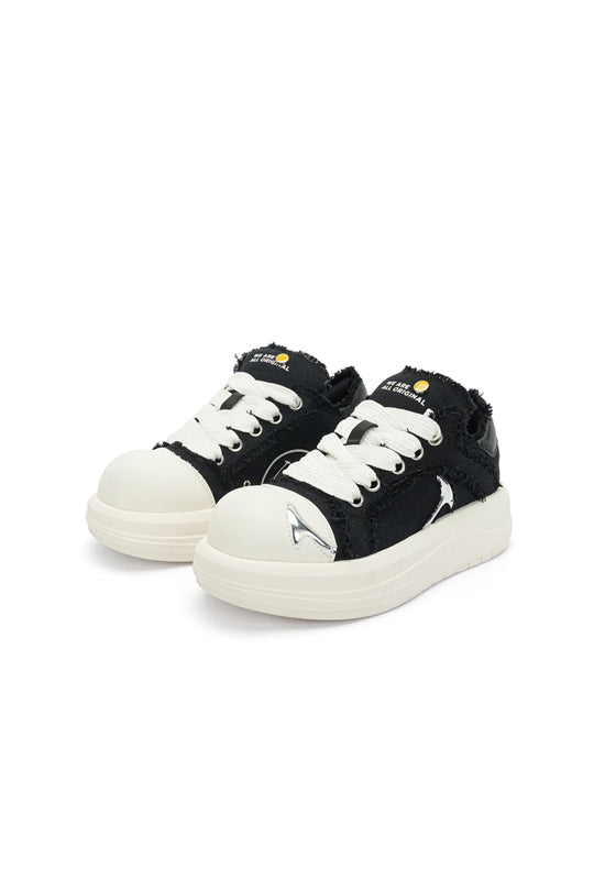 Black Beluga Platform Skate Sneakers - Skipkicks