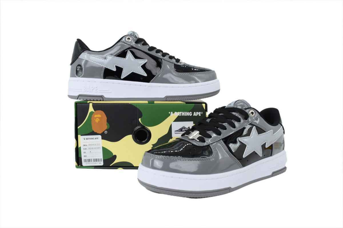 BATHING APE Carbon Ash Black And White