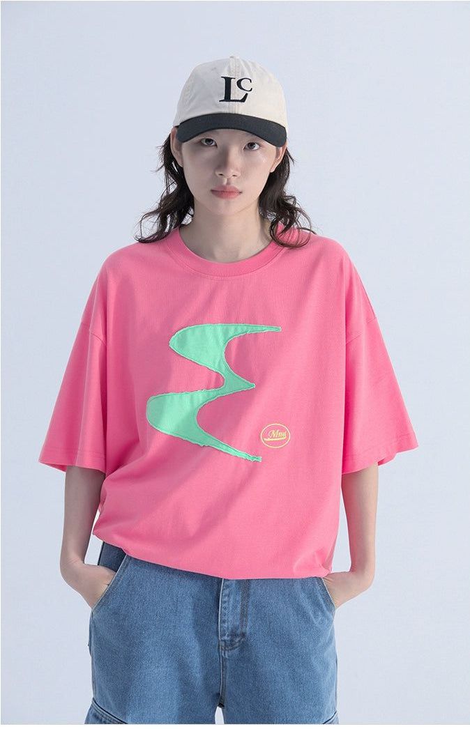 Contrast Patch Logo Tee