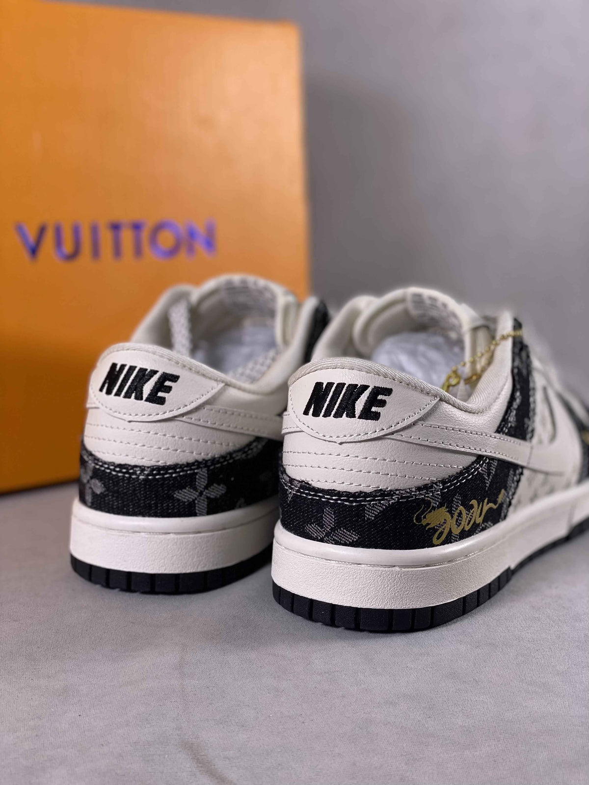 Custom SB Dunk Low x Monogram FC1688 163 SneakerNational