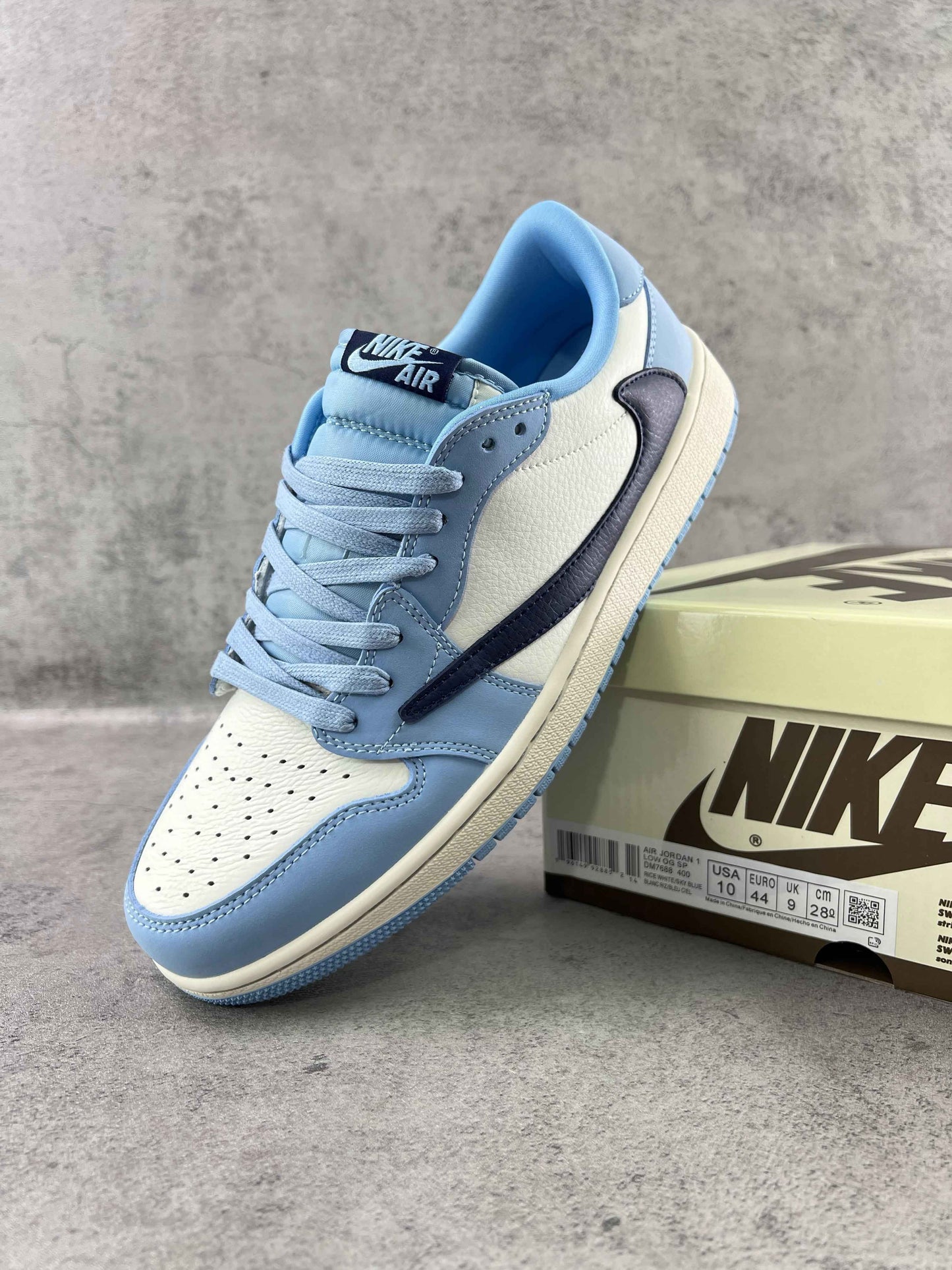 Custom Travis Scott x Air Jordan 1 DM7688 400 SneakerNational