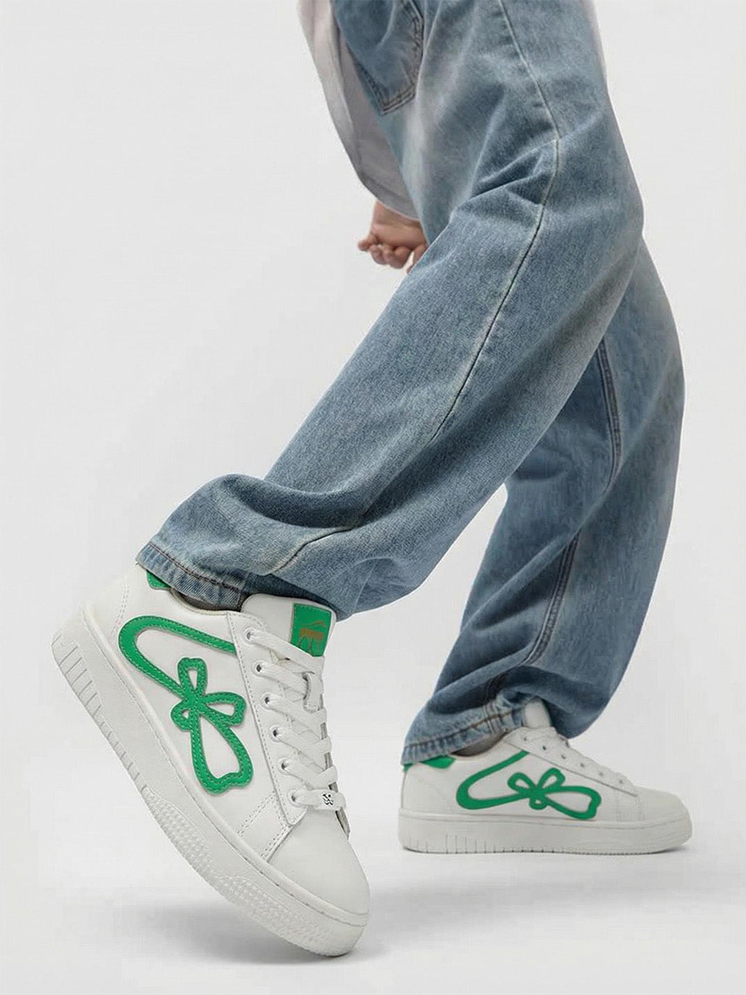 Lucky Clover Chunky Platform Sneakers - Skipkicks