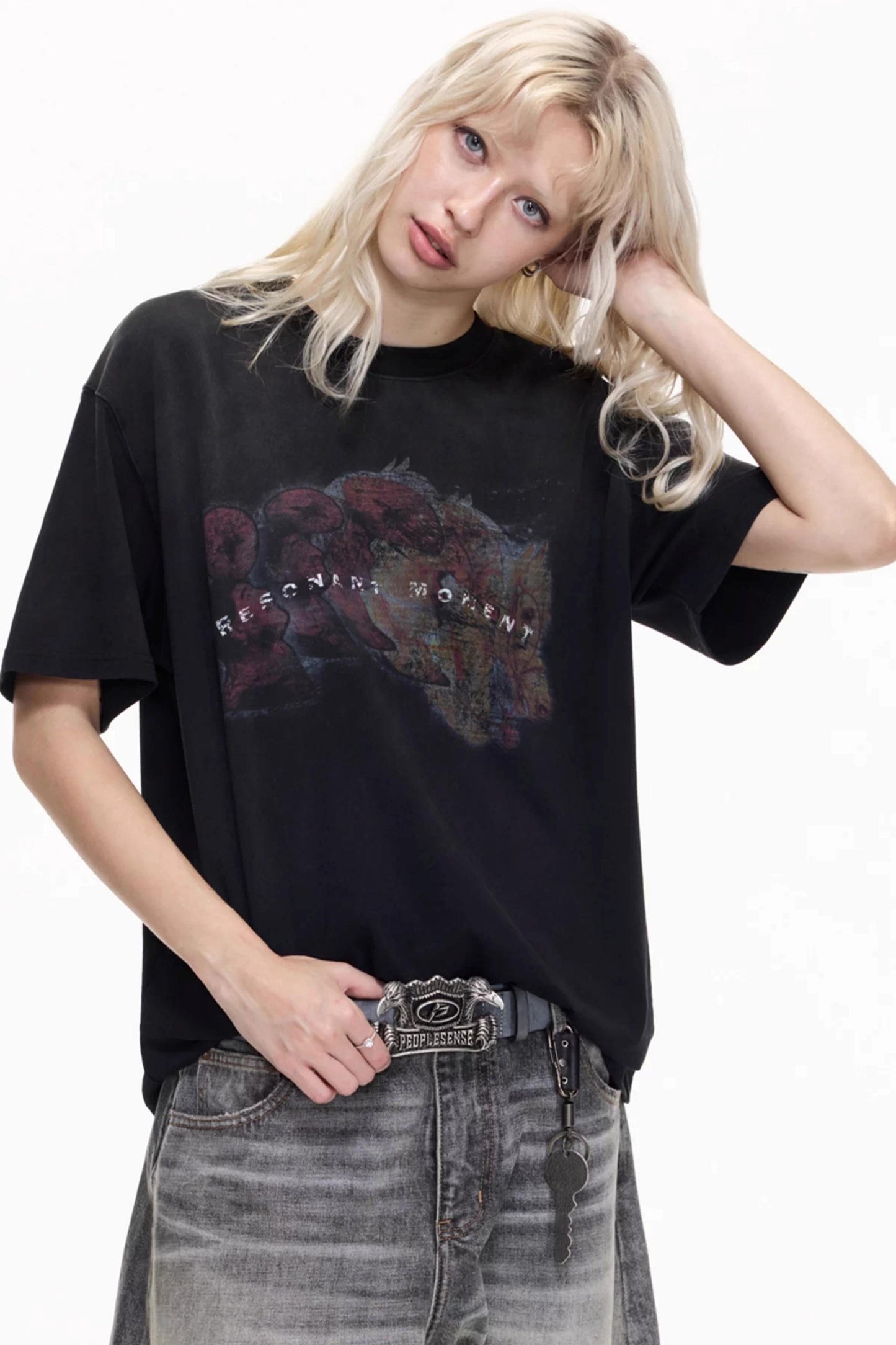 Men's Vintage Distressed Cotton Tee