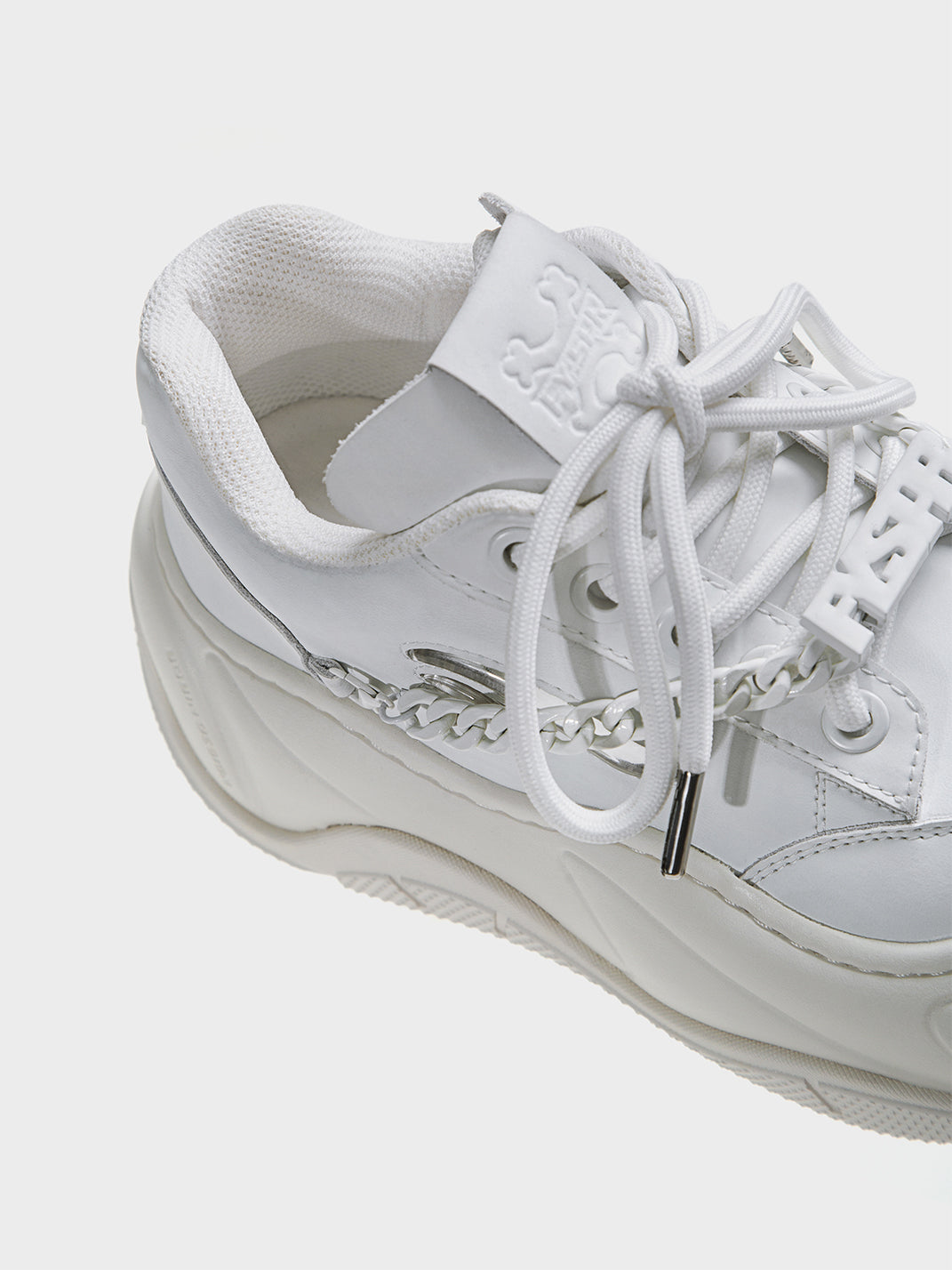 Black WiFi 2.0 Detachable Chain Chunky Sneakers - Skipkicks