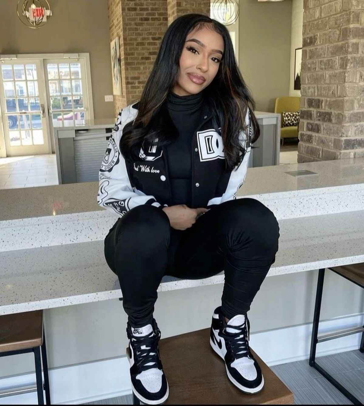 Custom Air Jordan 1 Black Retro High Q SneakerNational