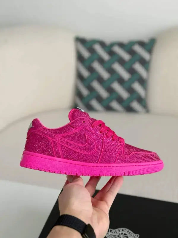 Air Jordan 1 Low: Pink Pop Hot Pink – Dazzling Style Reimagined