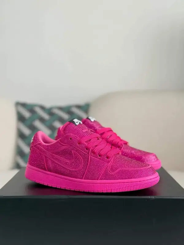 Air Jordan 1 Low: Pink Pop Hot Pink – Dazzling Style Reimagined