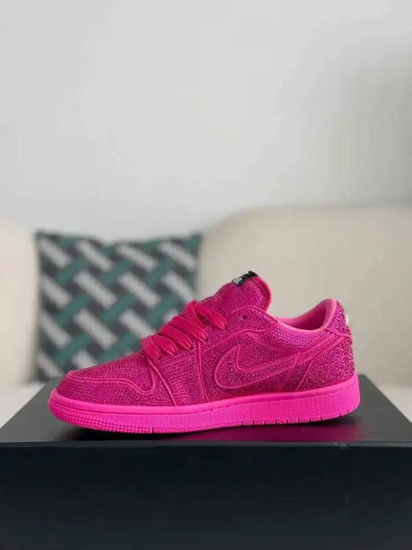 Air Jordan 1 Low: Pink Pop Hot Pink – Dazzling Style Reimagined