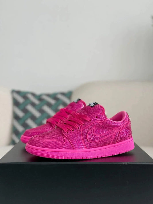 Air Jordan 1 Low: Pink Pop Hot Pink – Dazzling Style Reimagined