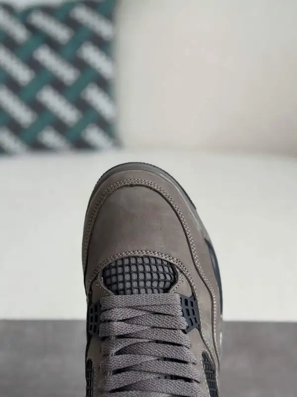 Air Jordan 4 Retro – Cave Stone – Stony Gray and Black Sneakers
