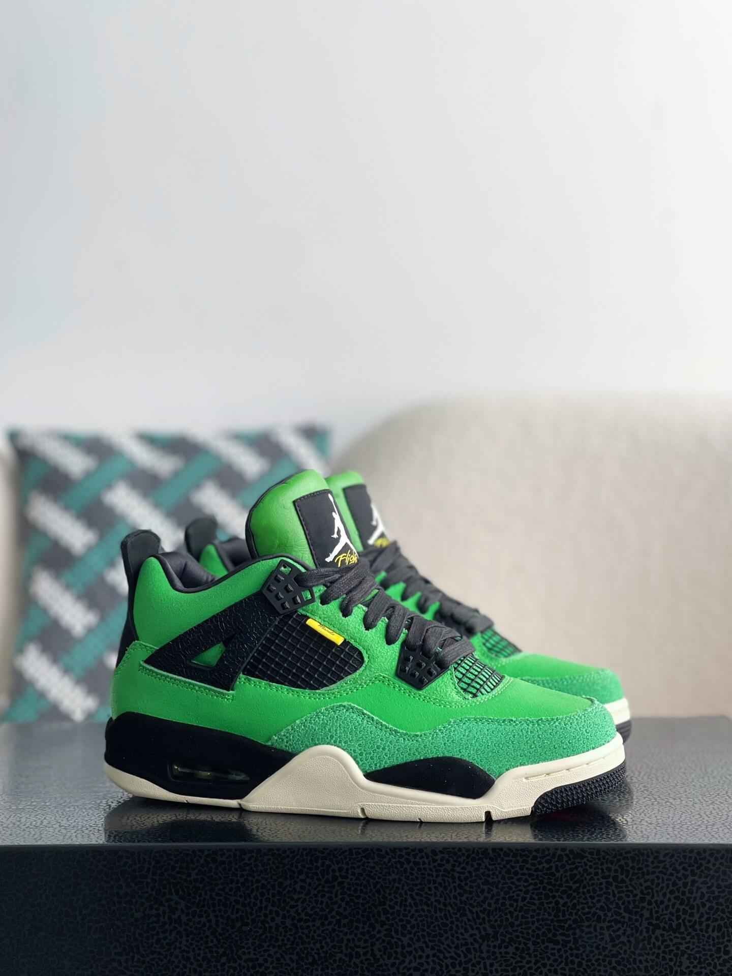 Air Jordan 4 Retro “Manila” Green Black