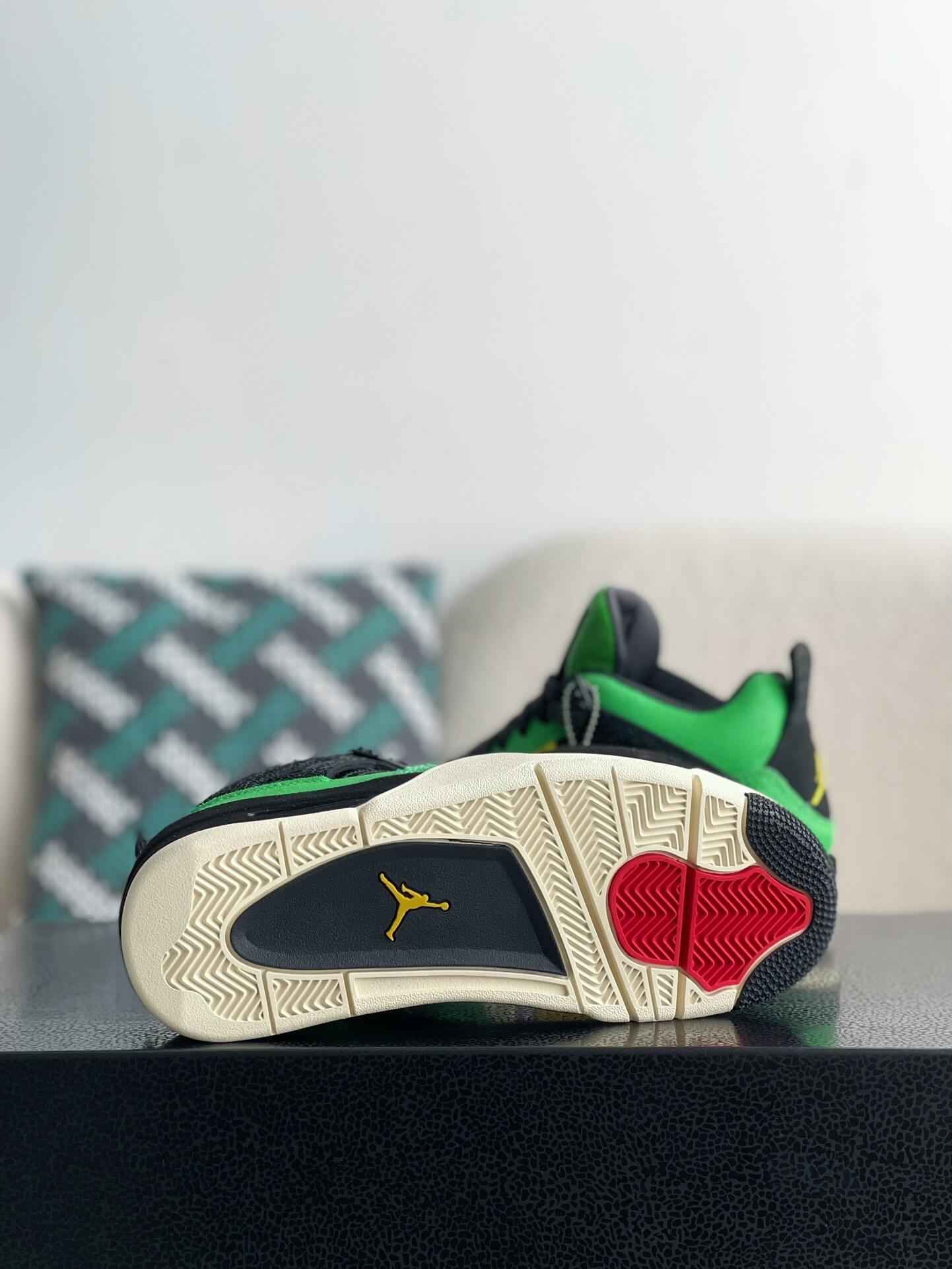 Air Jordan 4 Retro “Manila” Green Black