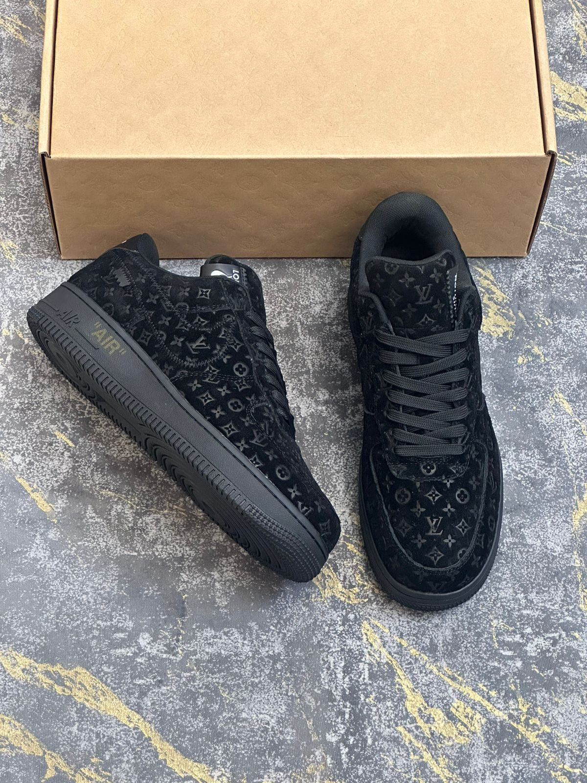 Custom Monogram x Air Force 1 Low 1A9VD7 - Luxuryurbanwear
