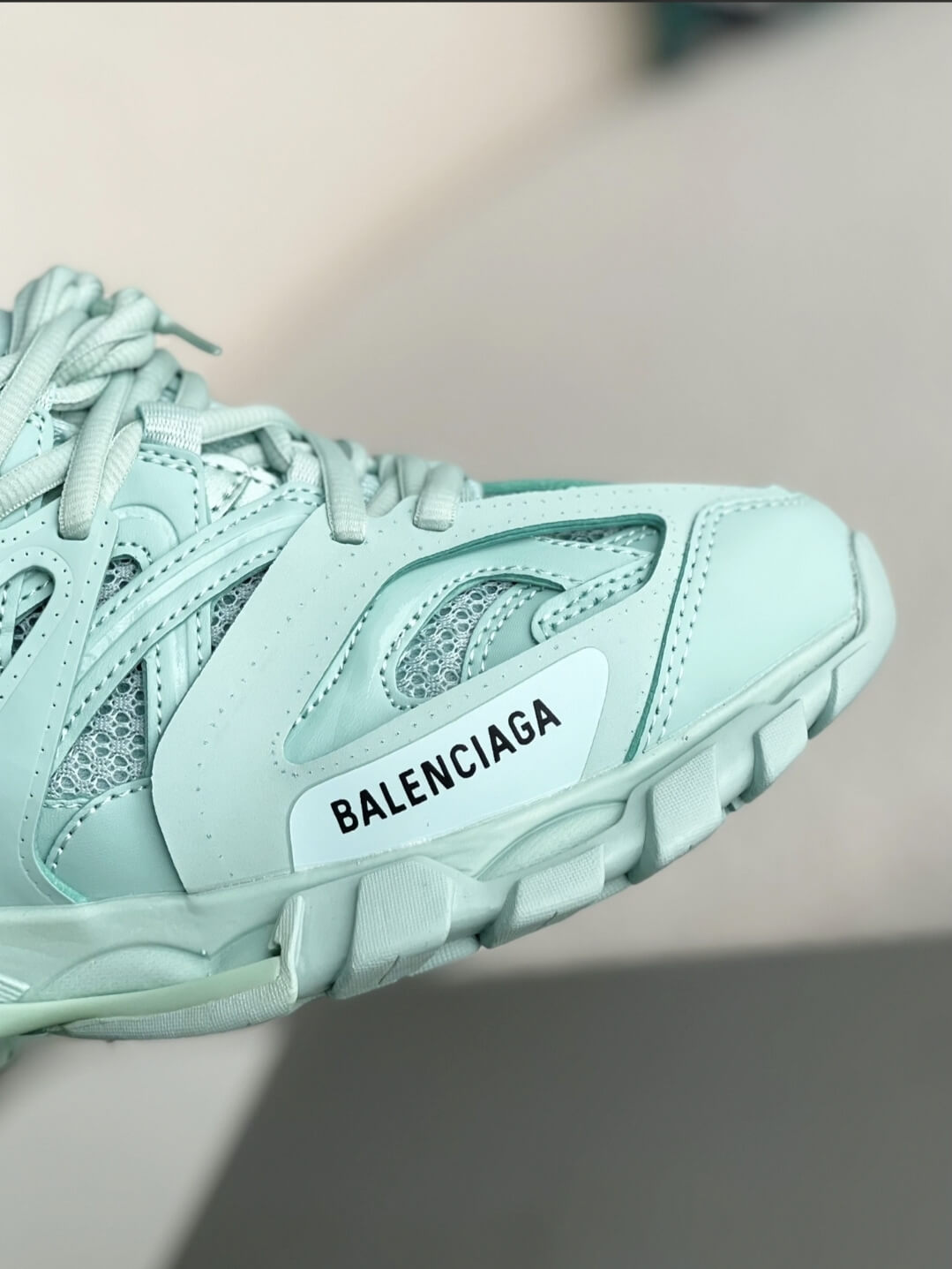 Balenciaga Track Sneaker – Mint Green / Light Sage CUSTOM