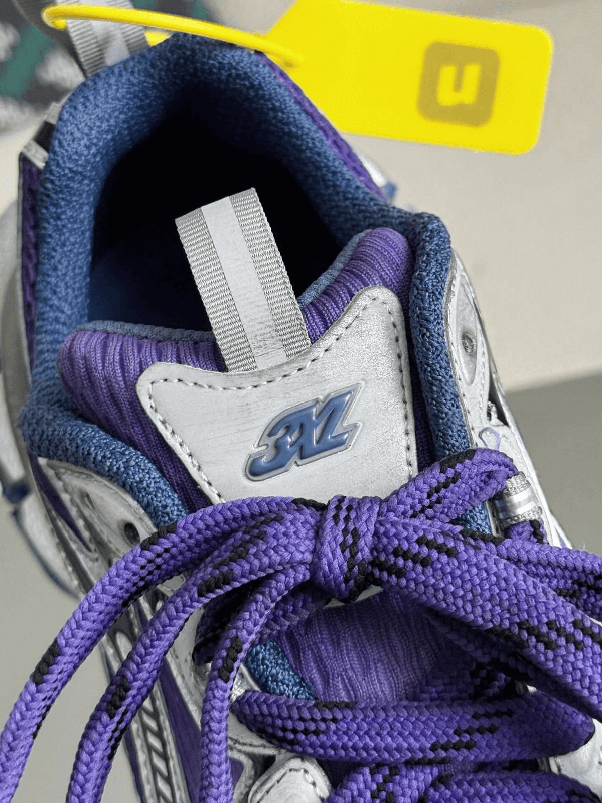 Balenciaga 3XL Sneaker – Purple, Silver & Blue CUSTOM