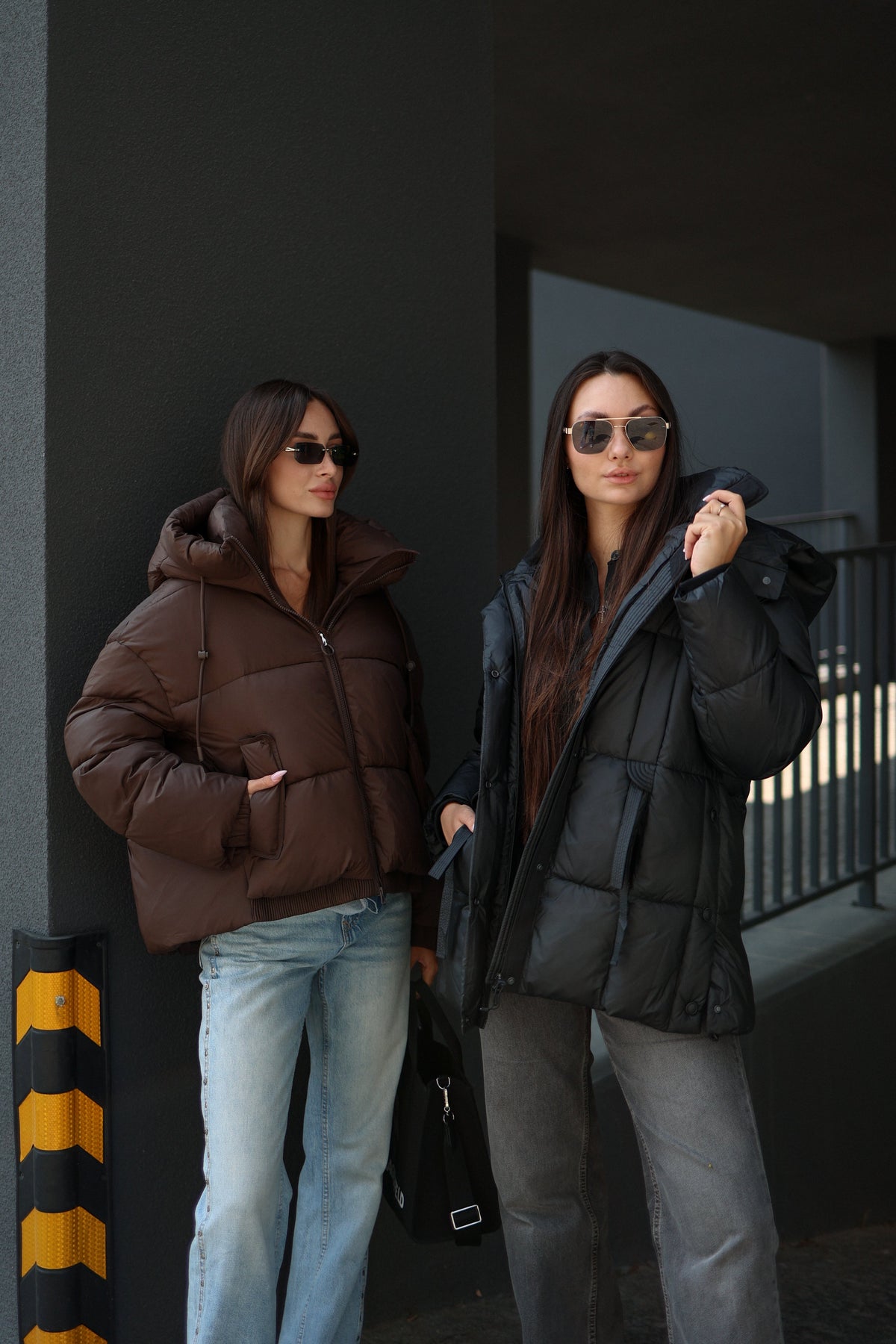 Dark Chocolate Insulated Bio-Down Jacket