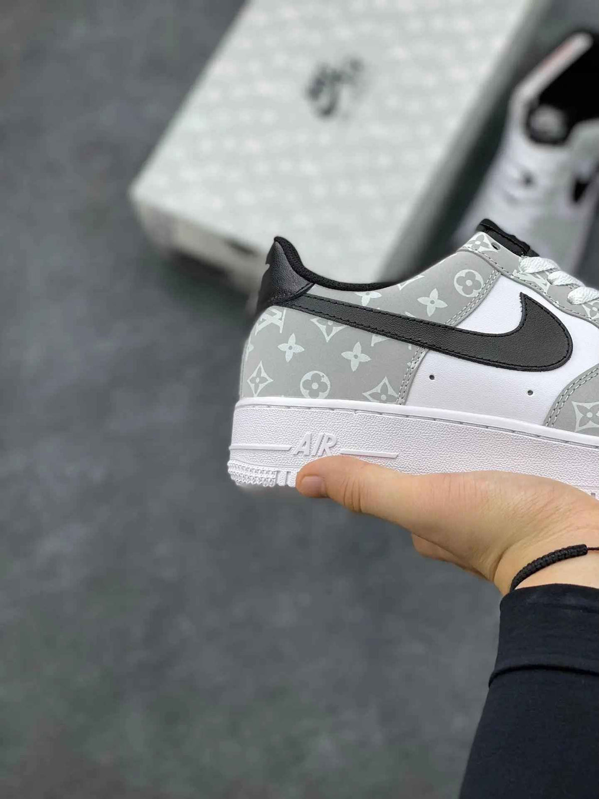 Custom Air Force 1 ’07 Monogram BQ8988-108 SneakerNational