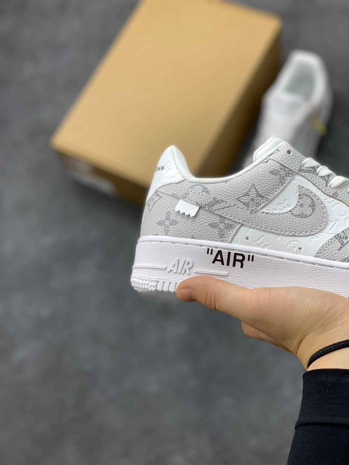 Custom Air Force 1 ’07 LV BQ8988-108 SneakerNational