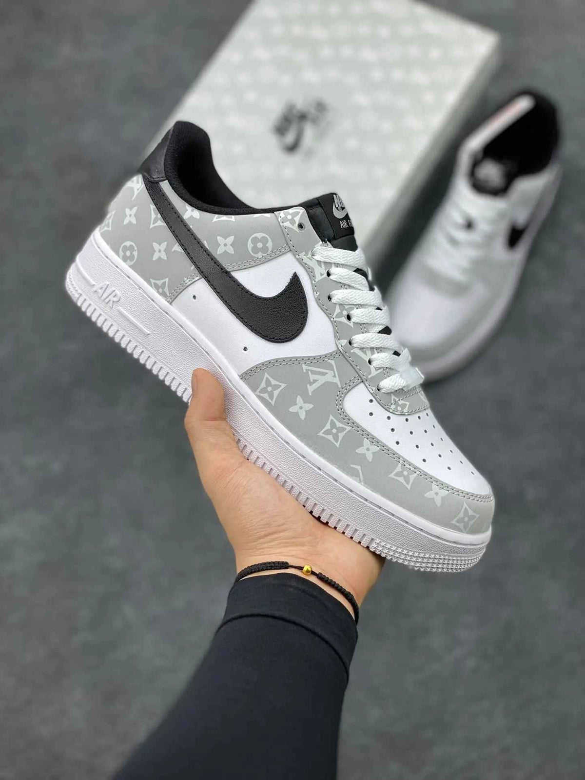 Custom Air Force 1 ’07 Monogram BQ8988-108