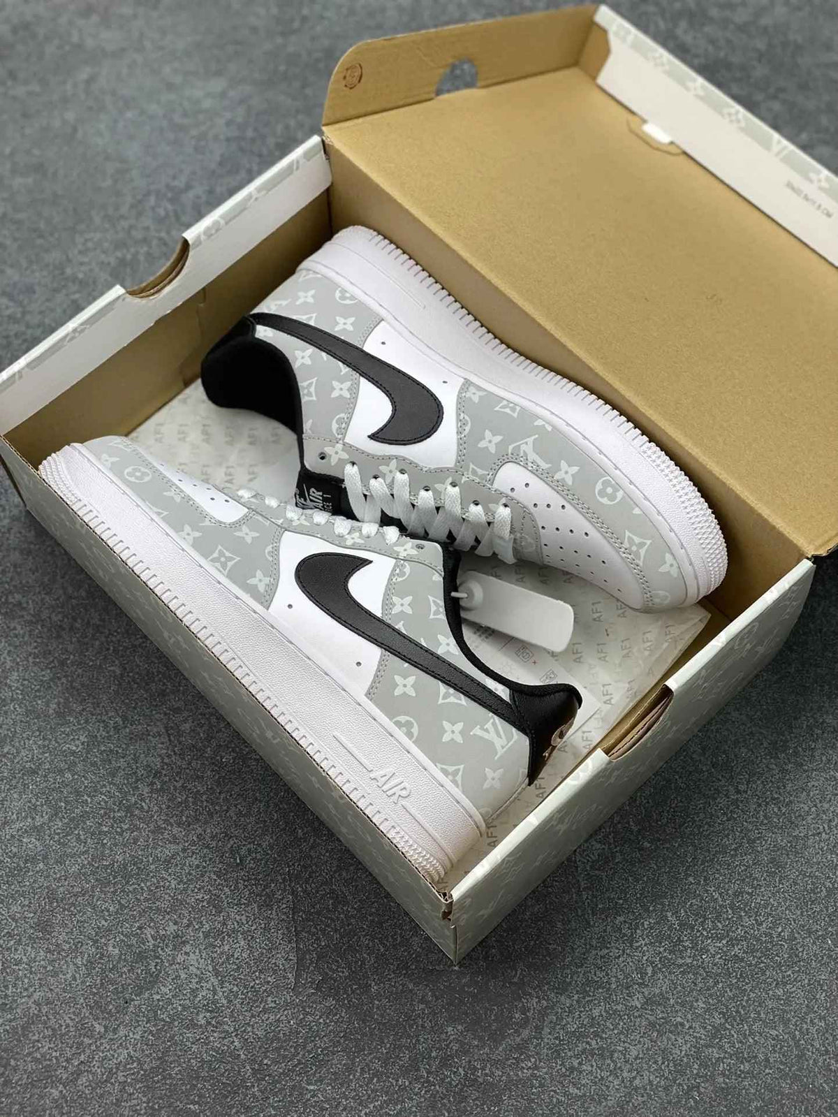 Custom Air Force 1 ’07 Monogram BQ8988-108
