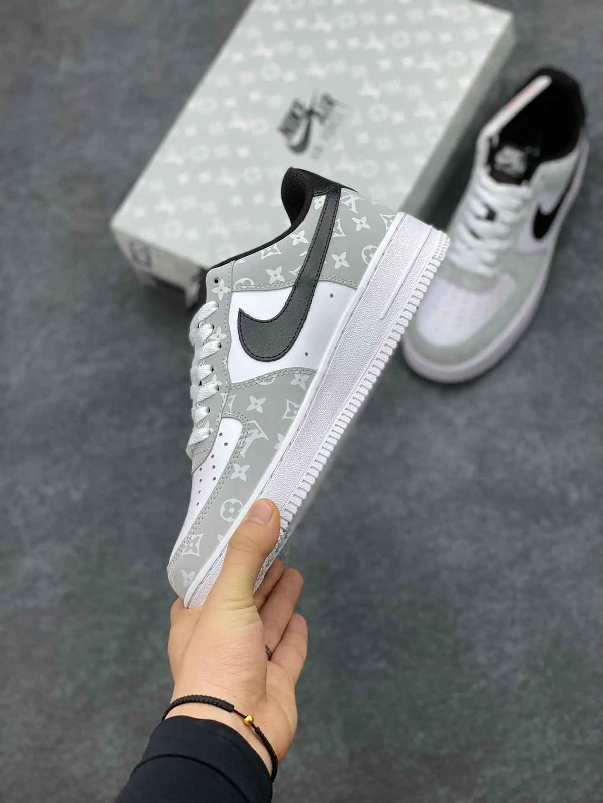 Custom Air Force 1 ’07 Monogram BQ8988-108 SneakerNational