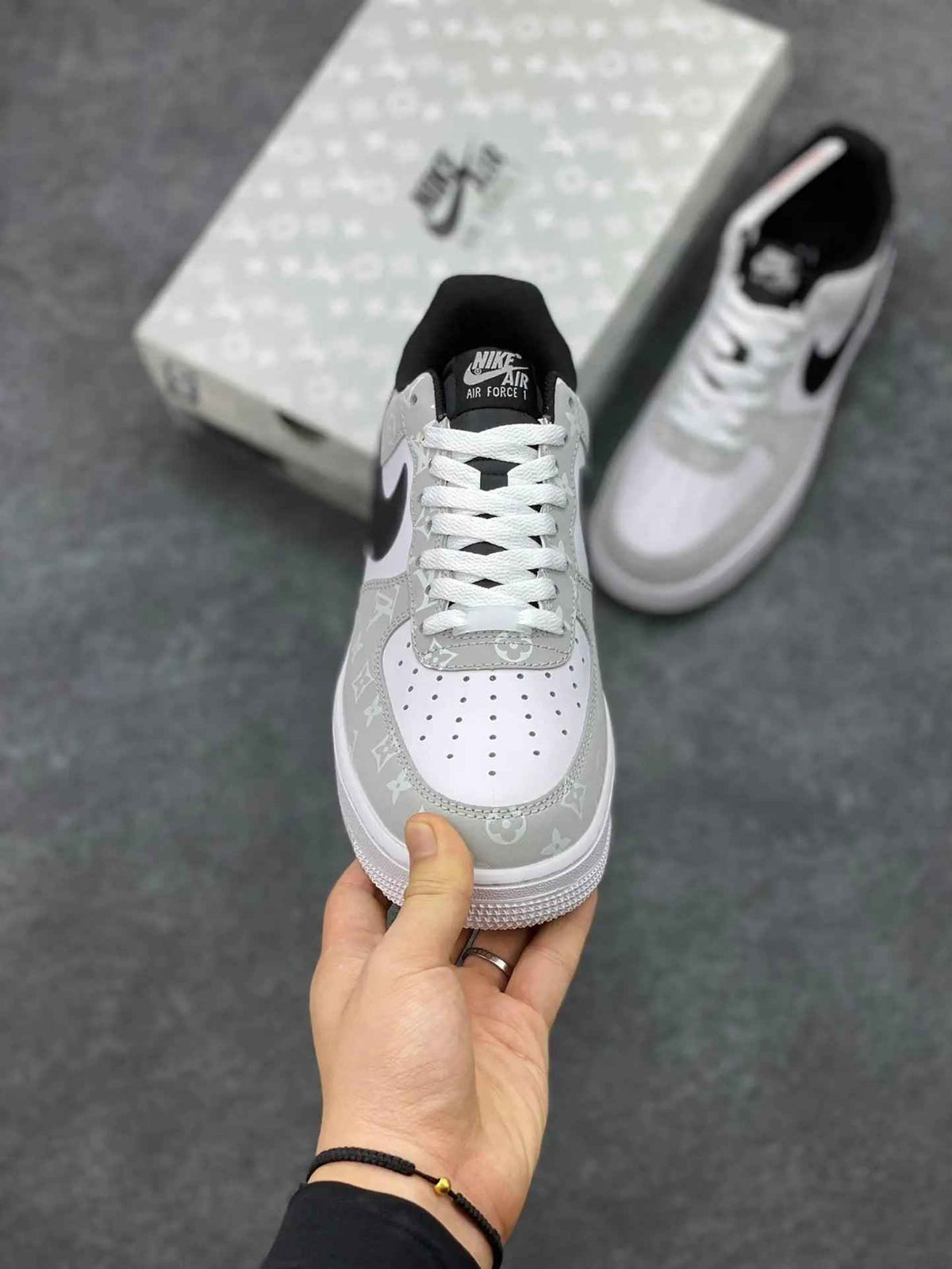Custom Air Force 1 ’07 Monogram BQ8988-108 SneakerNational