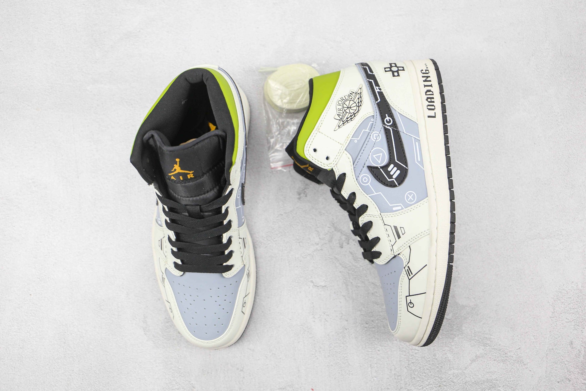 Custom Air Jordan 1 Mid 554725 170