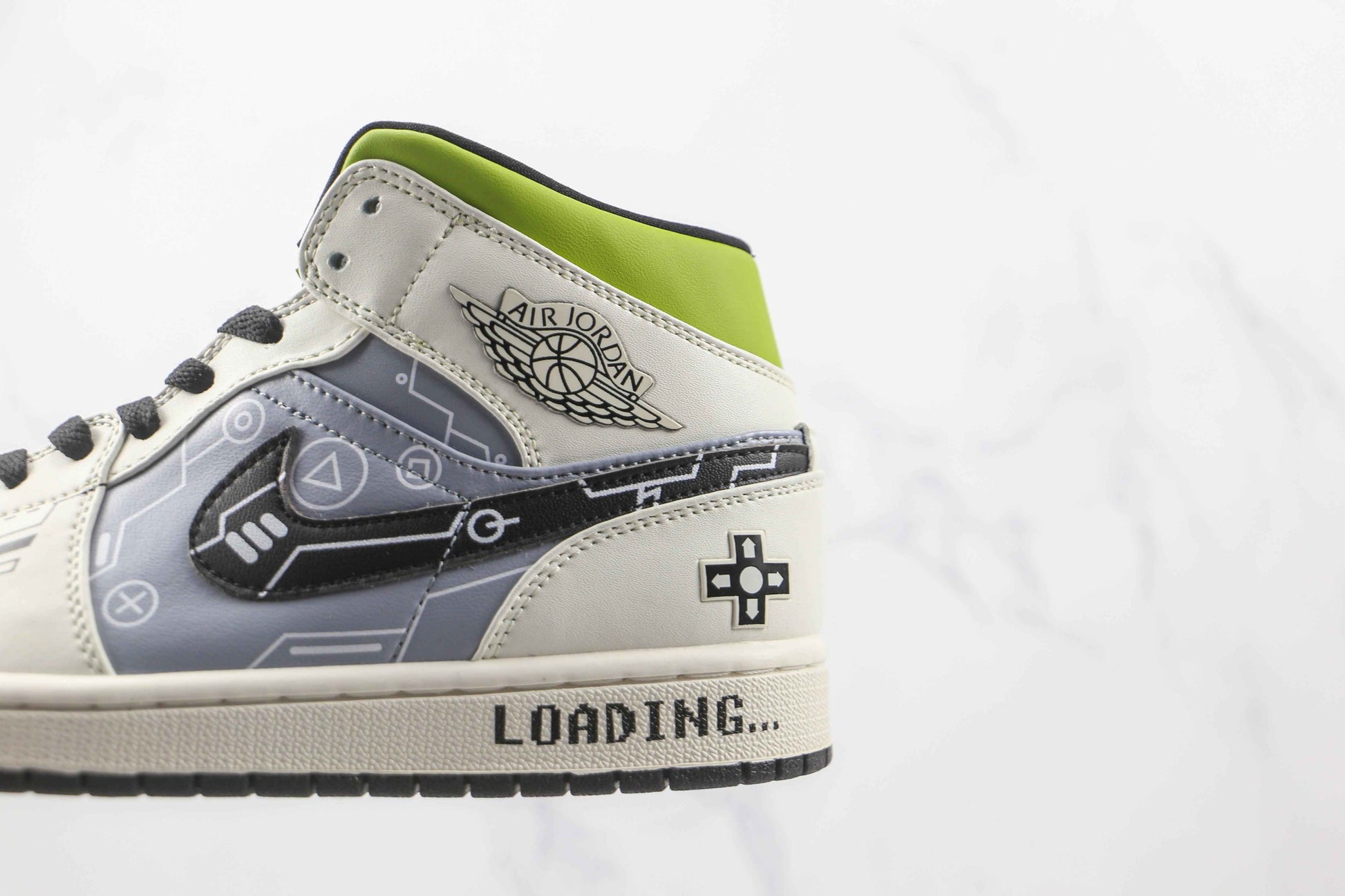 Custom Air Jordan 1 Mid 554725 170 SneakerNational