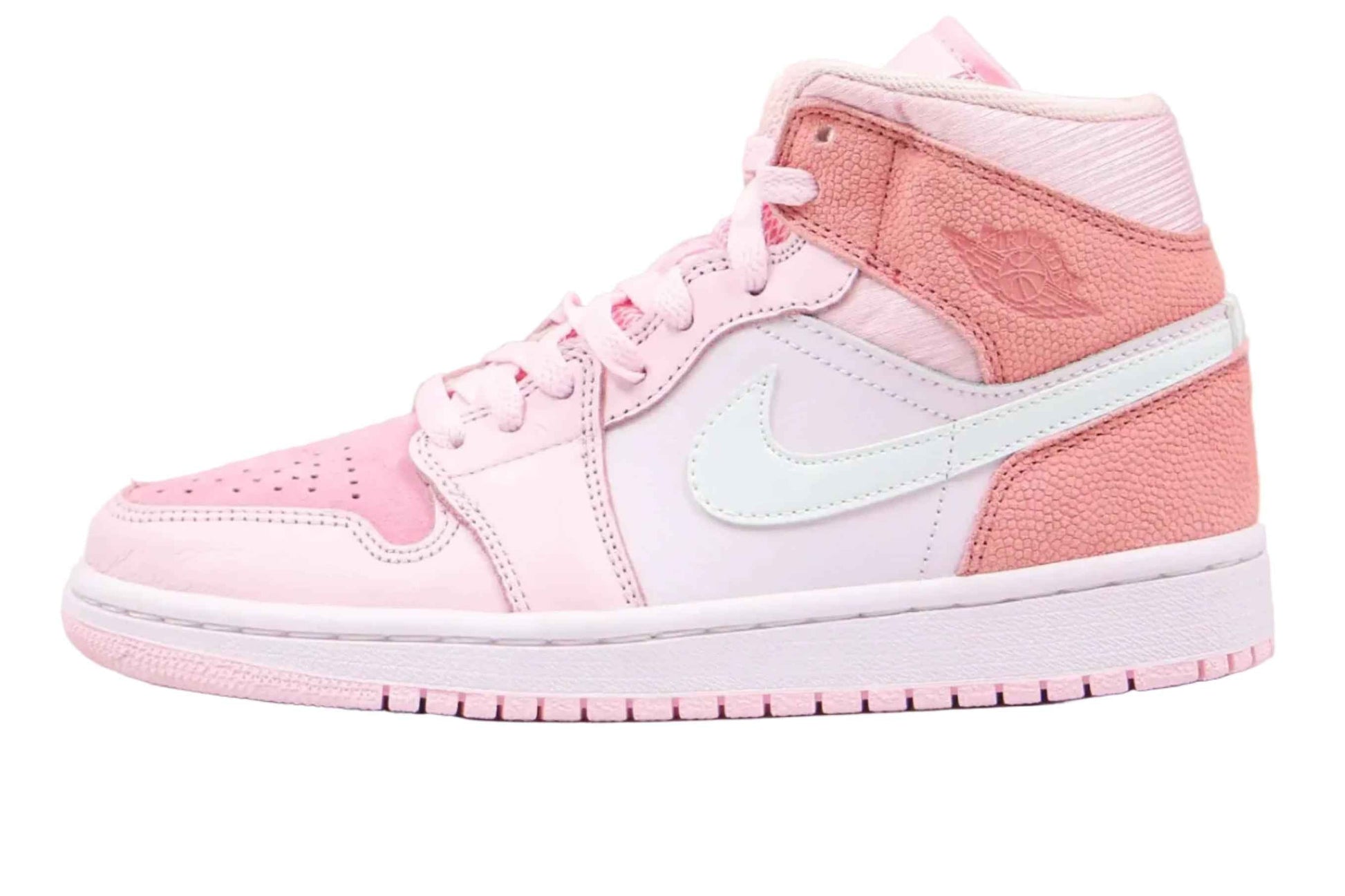 Custom Air Jordan 1 Mid Digital Pink High Q