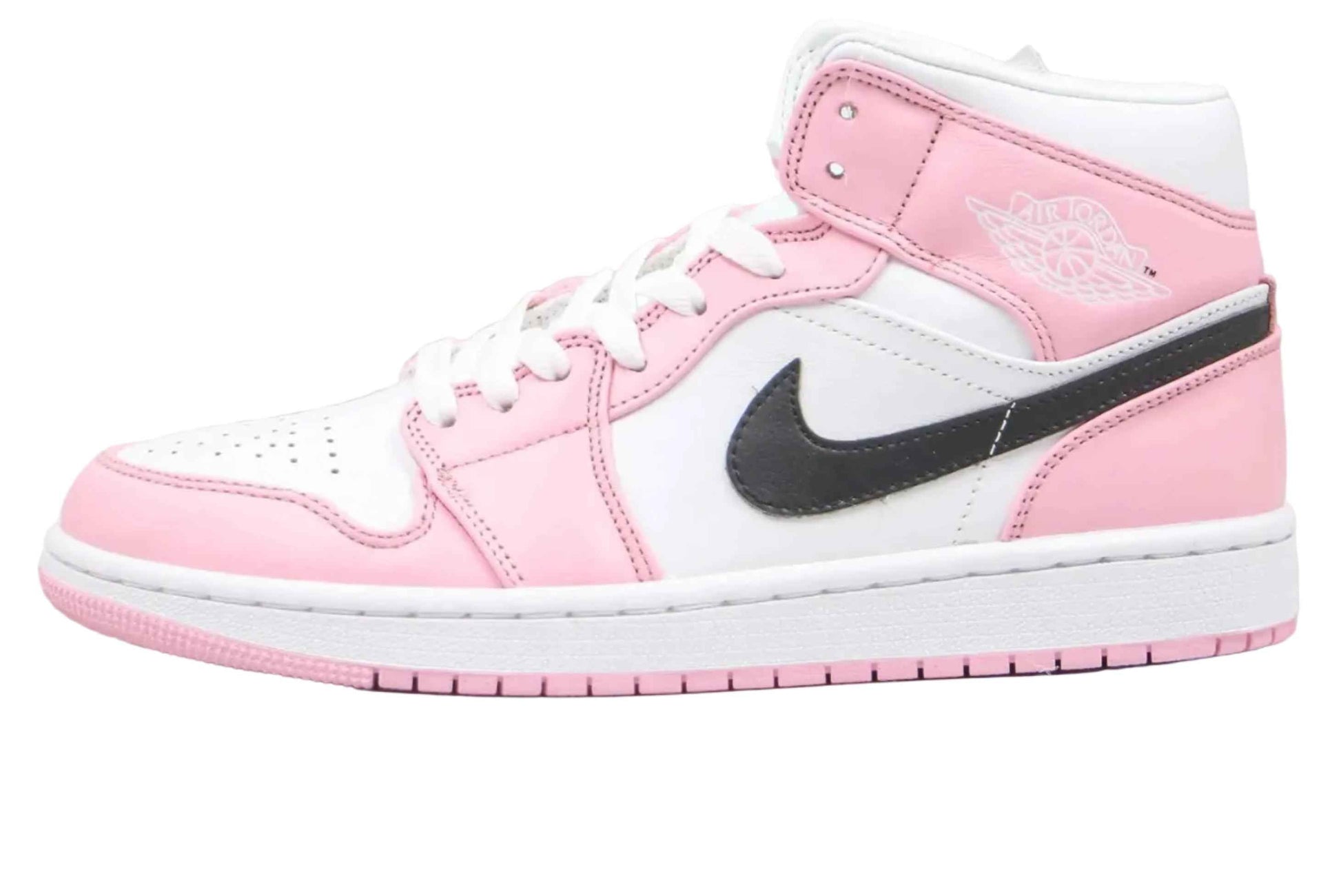 Custom Air Jordan 1 Pink Mid High Q
