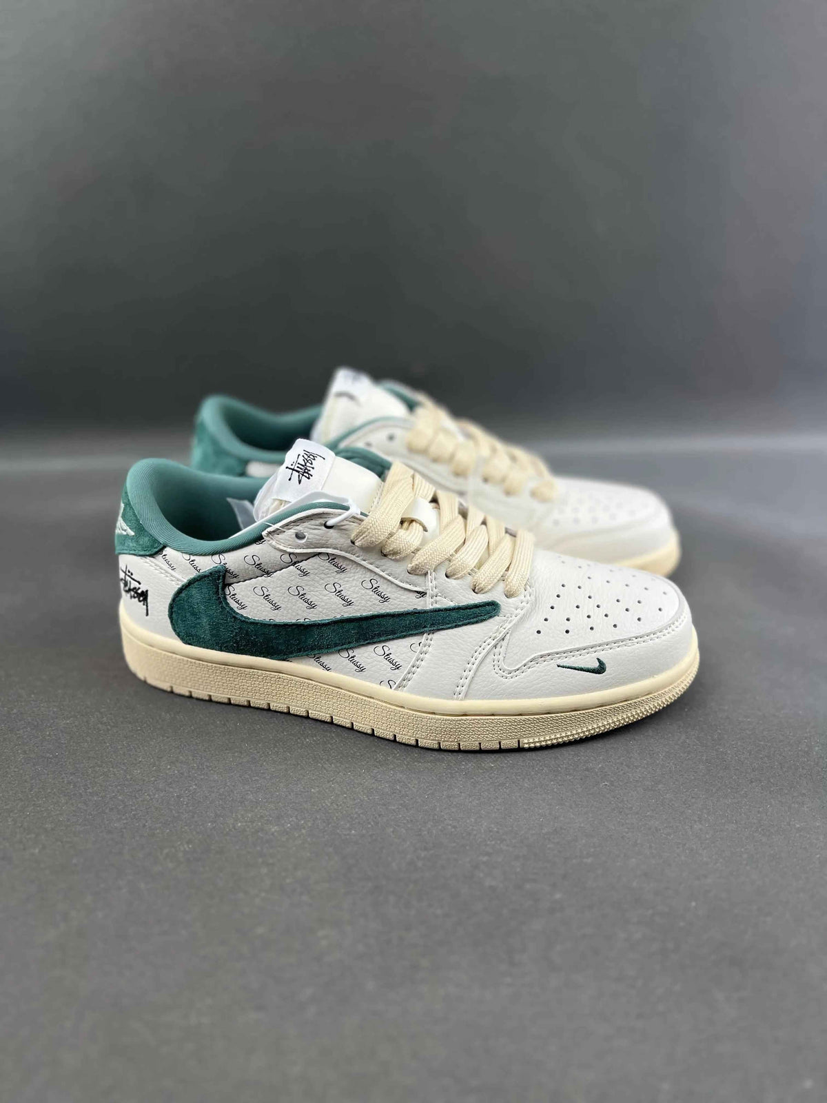 Custom Air Jordan 1 x Travis Scott x Stüssy YQ2088-669 SneakerNational