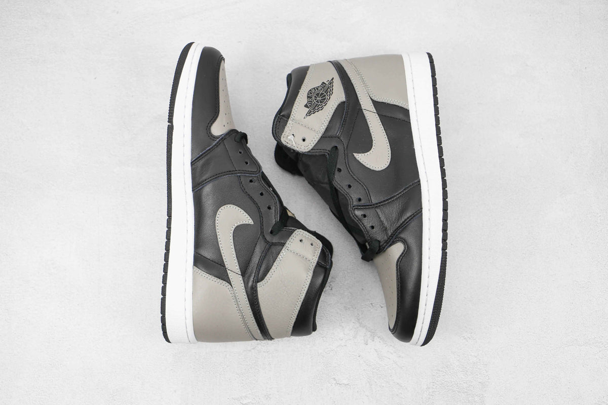 Custom Black Grey Jordan 1 High Q ( Customs And Box ), Jordan 1 Sneakers SneakerNational