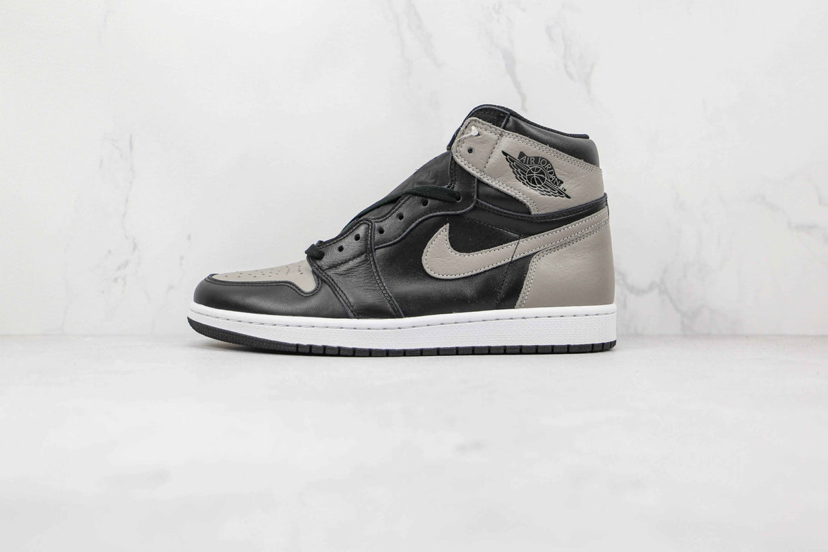 Custom Black Grey Jordan 1 High Q ( Customs And Box ), Jordan 1 Sneakers SneakerNational