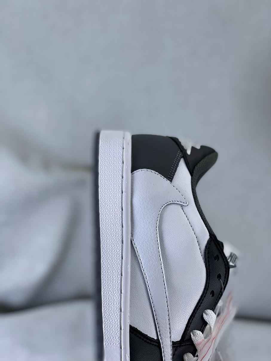 Custom Fragment x LV TS x Air Jordan 1 Low Reverse Mocha