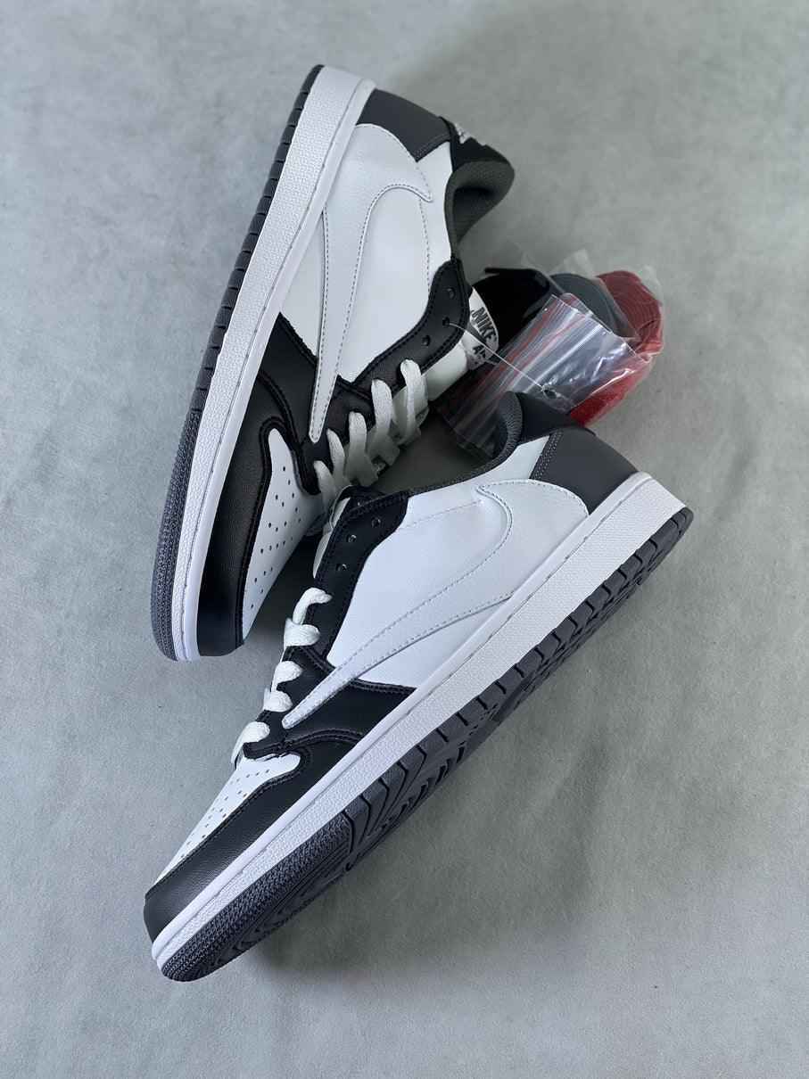 Custom Fragment x LV TS x Air Jordan 1 Low Reverse Mocha