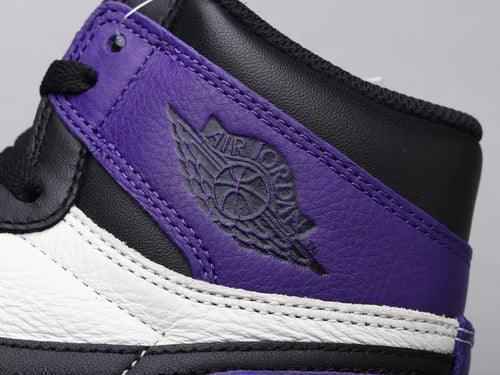 Custom - Jordan 1 High Q AJ1 Purple Toe UNISEX
