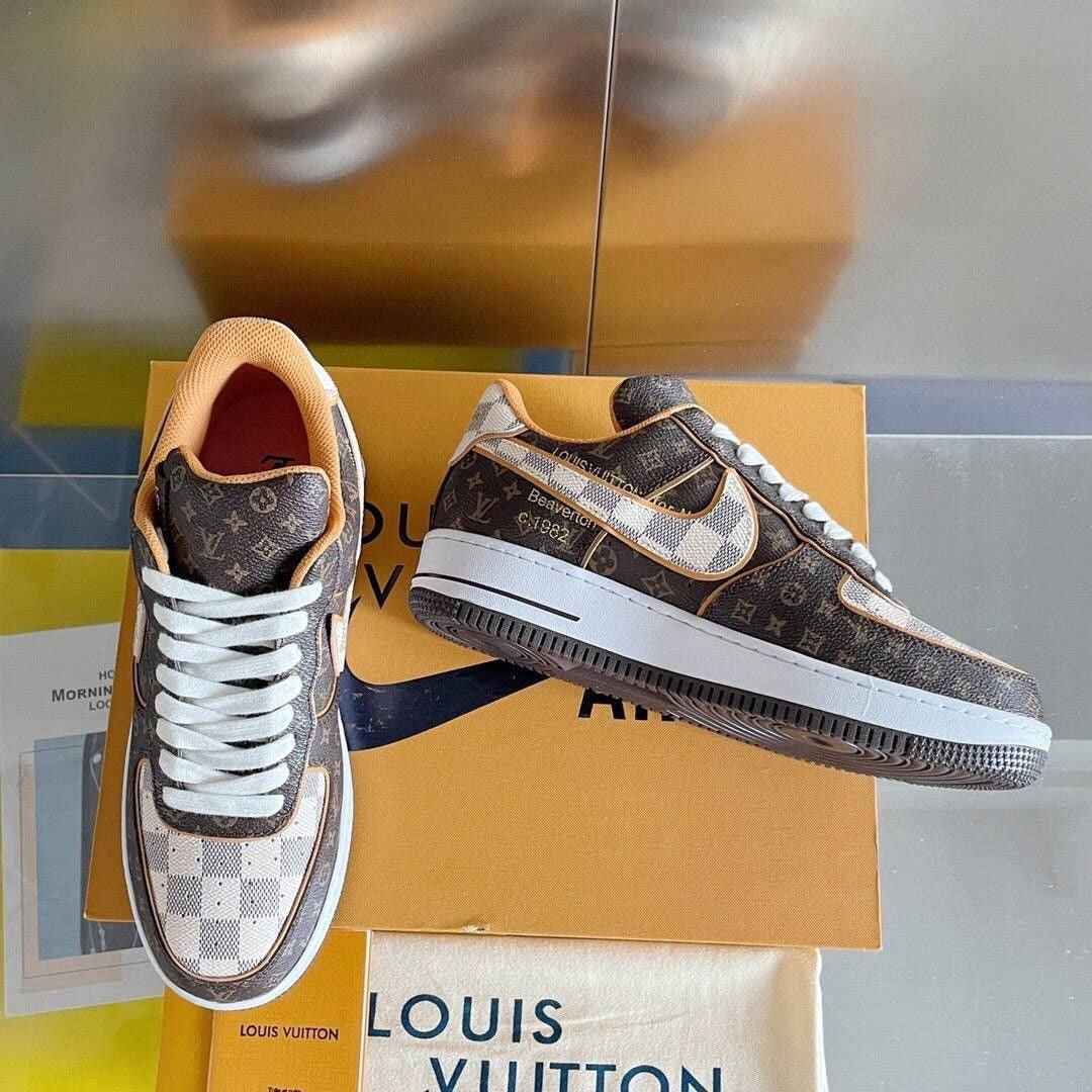Custom Monogram Air Force 1 Low 07 - Luxuryurbanwear